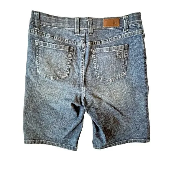 Liz Claiborne Capri Pants 6P Stretch High Rise Denim (W30 L11) - Picture 7 of 9